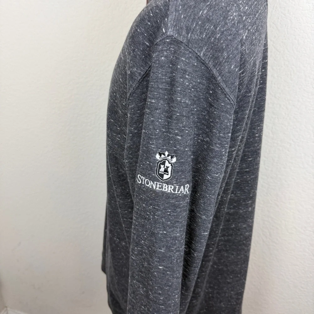Johnnie-O Sully 1/4 Zip Pull Over  | Men’s Large | Pewter